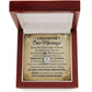 Prayer For Our Marriage Message Card Eternal Hope Necklace-Express Your Love Gifts