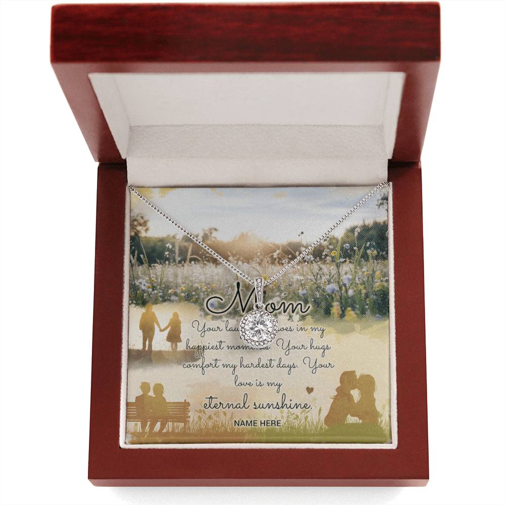 Personalized To Mom Eternal Sunshine of Your Love Eternal Hope Necklace-Express Your Love Gifts