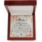 To Mom You Are Beautiful Message Card Eternal Hope Necklace-Express Your Love Gifts