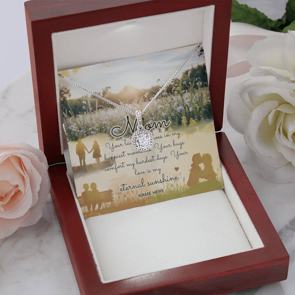 Personalized To Mom Eternal Sunshine of Your Love Eternal Hope Necklace-Express Your Love Gifts
