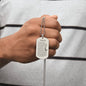 Psalm 23 German Engraved Dog Tag Necklace Stainless Steel or 18k Gold w 24" Chain-Express Your Love Gifts