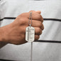 Man of God Pursuing 1 Timothy 6.11 Engraved Dog Tag Necklace Stainless Steel or 18k Gold w 24" Chain-Express Your Love Gifts