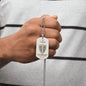 Isaiah 54.17 No Weapon Engraved Dog Tag Necklace Stainless Steel or 18k Gold w 24" Chain-Express Your Love Gifts