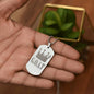 GOAT Greatest of All Time Engraved Dog Tag Necklace Stainless Steel or 18k Gold w 24" Chain-Express Your Love Gifts