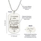 Proverbs 31 Woman of God Engraved Dog Tag Necklace Stainless Steel or 18k Gold w 24" Chain-Express Your Love Gifts