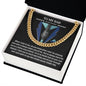 To My Dad Amazing Man Cuban Chain Necklace-Express Your Love Gifts