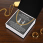 To My Dad You Are Appreciated Cuban Chain Necklace-Express Your Love Gifts