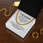 To My Husband – Unconditionally Cuban Link Chain Necklace-Express Your Love Gifts