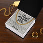 To My Dad My Strenth, Role Model & Best Friend Cuban Chain Necklace-Express Your Love Gifts