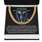 To My Dad Amazing Man Cuban Chain Necklace-Express Your Love Gifts