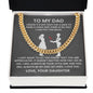 To My Dad You Are Appreciated Cuban Chain Necklace-Express Your Love Gifts