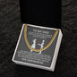 To My Dad You Are Appreciated Cuban Chain Necklace-Express Your Love Gifts