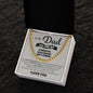 To My Dad My Strenth, Role Model & Best Friend Cuban Chain Necklace-Express Your Love Gifts
