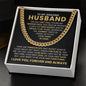 To My Husband – Side by Side Cuban Chain Necklace-Express Your Love Gifts