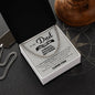 To My Dad My Strenth, Role Model & Best Friend Cuban Chain Necklace-Express Your Love Gifts