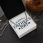 To My Dad Happy Father's Day Message Card Plain Blue Cuban Chain-Express Your Love Gifts