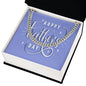 To My Dad Happy Father's Day Message Card Cuban Chain-Express Your Love Gifts