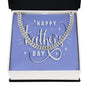 To My Dad Happy Father's Day Message Card Cuban Chain-Express Your Love Gifts