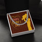 To My Dad Happy Father's Day Message Card Father & Child Cuban Chain-Express Your Love Gifts