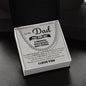 To My Dad My Strenth, Role Model & Best Friend Cuban Chain Necklace-Express Your Love Gifts