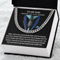 To My Dad Amazing Man Cuban Chain Necklace-Express Your Love Gifts