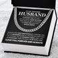 To My Husband – I Choose You Cuban Link Chain Necklace-Express Your Love Gifts