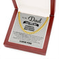 To My Dad My Strenth, Role Model & Best Friend Cuban Chain Necklace-Express Your Love Gifts