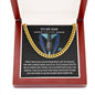 To My Dad Amazing Man Cuban Chain Necklace-Express Your Love Gifts