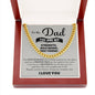 To My Dad My Strenth, Role Model & Best Friend Cuban Chain Necklace-Express Your Love Gifts