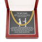 To My Dad You Are Appreciated Cuban Chain Necklace-Express Your Love Gifts