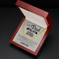 To My Dad My Strenth, Role Model & Best Friend Cuban Chain Necklace-Express Your Love Gifts