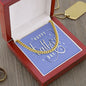 To My Dad Happy Father's Day Message Card Cuban Chain-Express Your Love Gifts