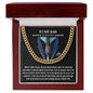 To My Dad Amazing Man Cuban Chain Necklace-Express Your Love Gifts