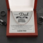 To My Dad My Strenth, Role Model & Best Friend Cuban Chain Necklace-Express Your Love Gifts