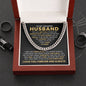 To My Husband – Side by Side Cuban Chain Necklace-Express Your Love Gifts