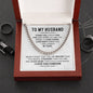 To My Husband – Unconditionally Cuban Link Chain Necklace-Express Your Love Gifts