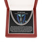 To My Dad Amazing Man Cuban Chain Necklace-Express Your Love Gifts