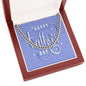 To My Dad Happy Father's Day Message Card Cuban Chain-Express Your Love Gifts