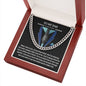 To My Dad Amazing Man Cuban Chain Necklace-Express Your Love Gifts
