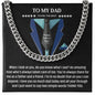 To My Dad Amazing Man Cuban Chain Necklace-Express Your Love Gifts