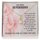 Touching Gift For Caregivers Alluring Ribbon Necklace-Express Your Love Gifts