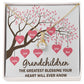 Grandchildren the Greatest Blessing Alluring Ribbon Necklace-Express Your Love Gifts