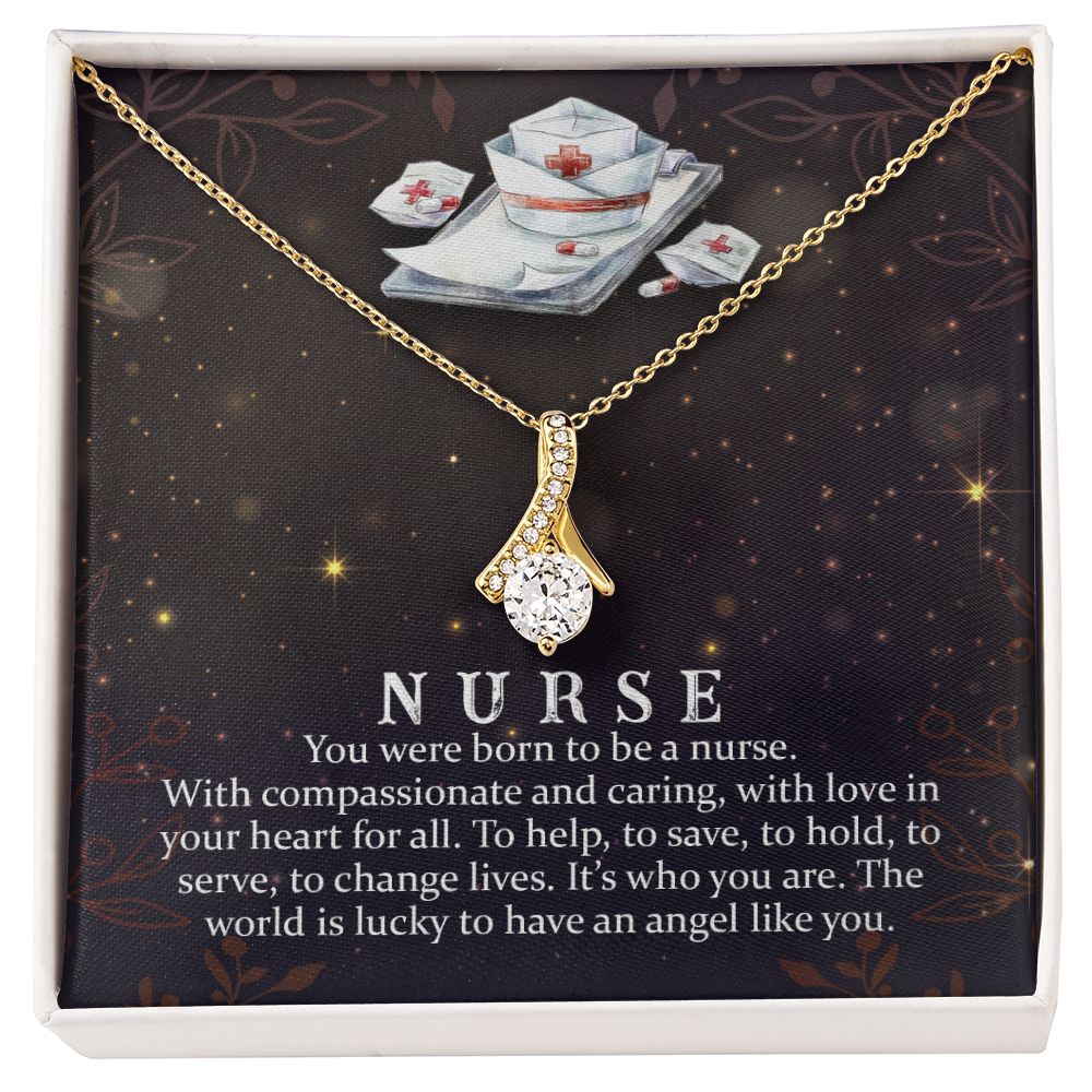 You Were Born to Be Alluring Ribbon Necklace-Express Your Love Gifts
