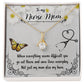 To my Nurse Mom When Everything Alluring Ribbon Necklace-Express Your Love Gifts