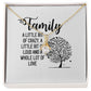 Family Alluring Ribbon Necklace-Express Your Love Gifts