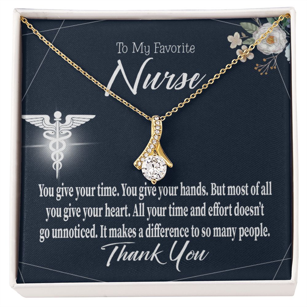 You Don't Go Unnoticed Alluring Ribbon Necklace-Express Your Love Gifts