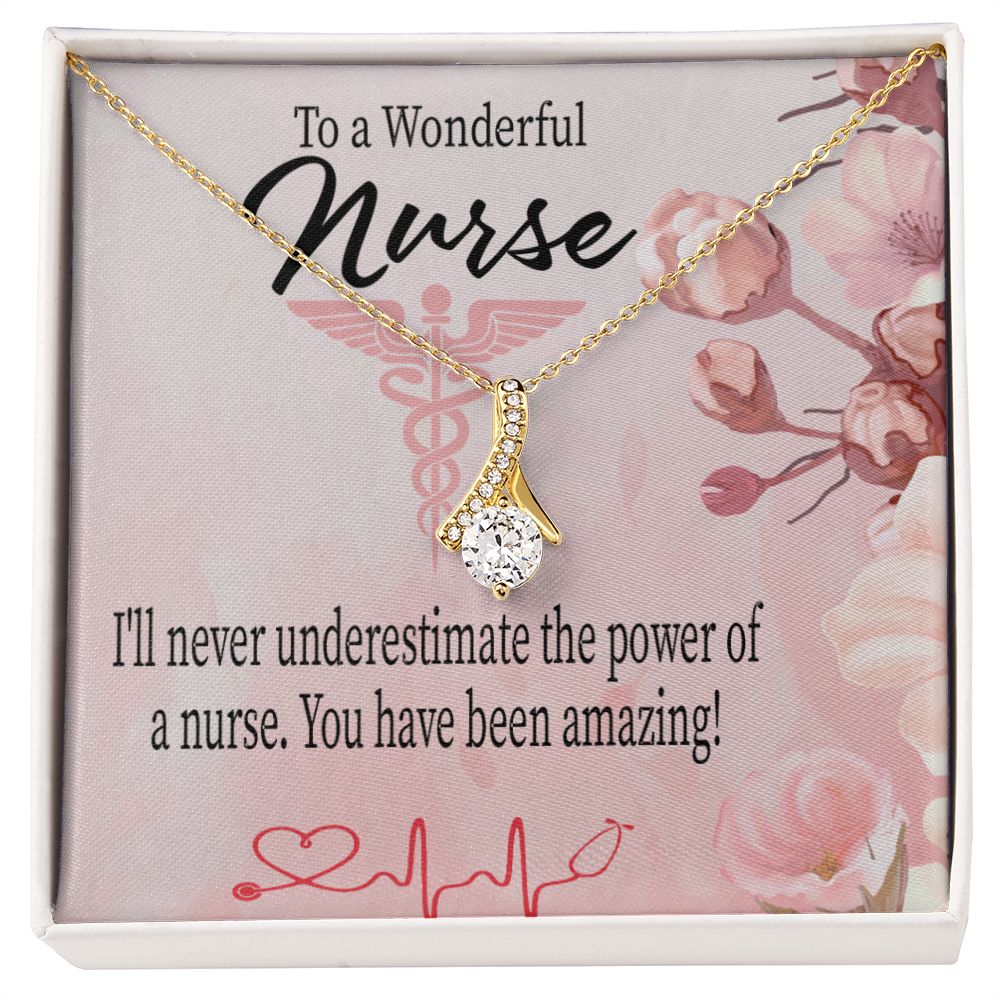 Amazing Nurse Alluring Ribbon Necklace-Express Your Love Gifts