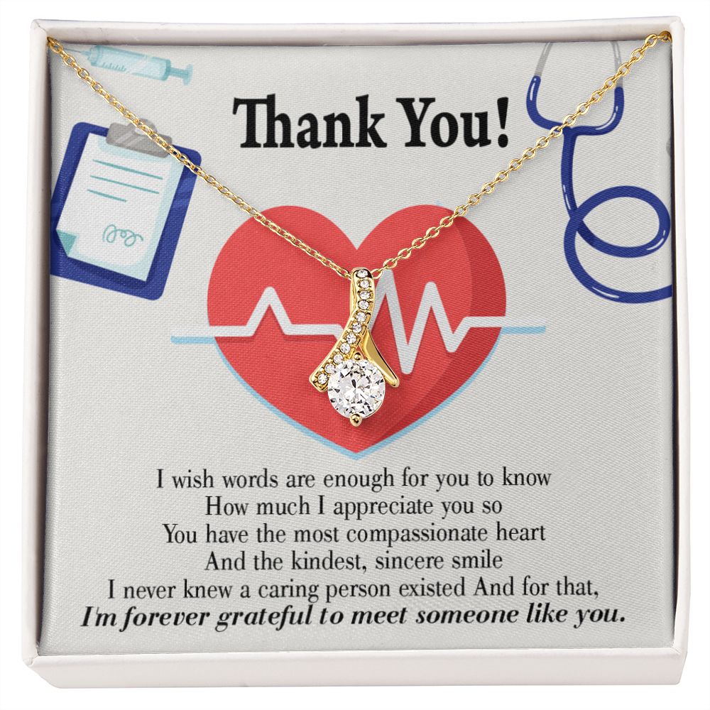 Gift Idea For Medical Staff Alluring Ribbon Necklace-Express Your Love Gifts