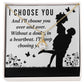 I Choose You Alluring Ribbon Necklace-Express Your Love Gifts