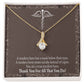 Medical Hero Appreciation Alluring Ribbon Necklace-Express Your Love Gifts